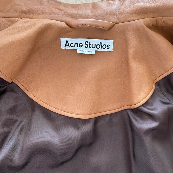 Acne Studios Lamb Leather Jacket - Picture 7 of 12